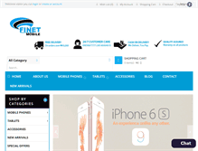 Tablet Screenshot of finetmobile.com